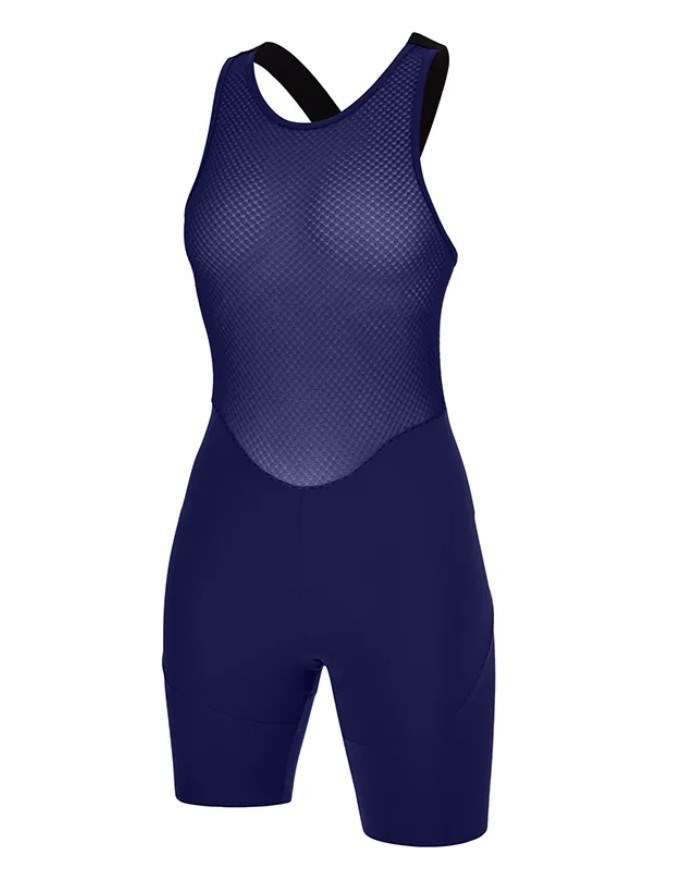 Santini DECO4【美飾四代】女性極短吊帶短褲 -海軍藍〔C3W〕(亞洲限定款) 