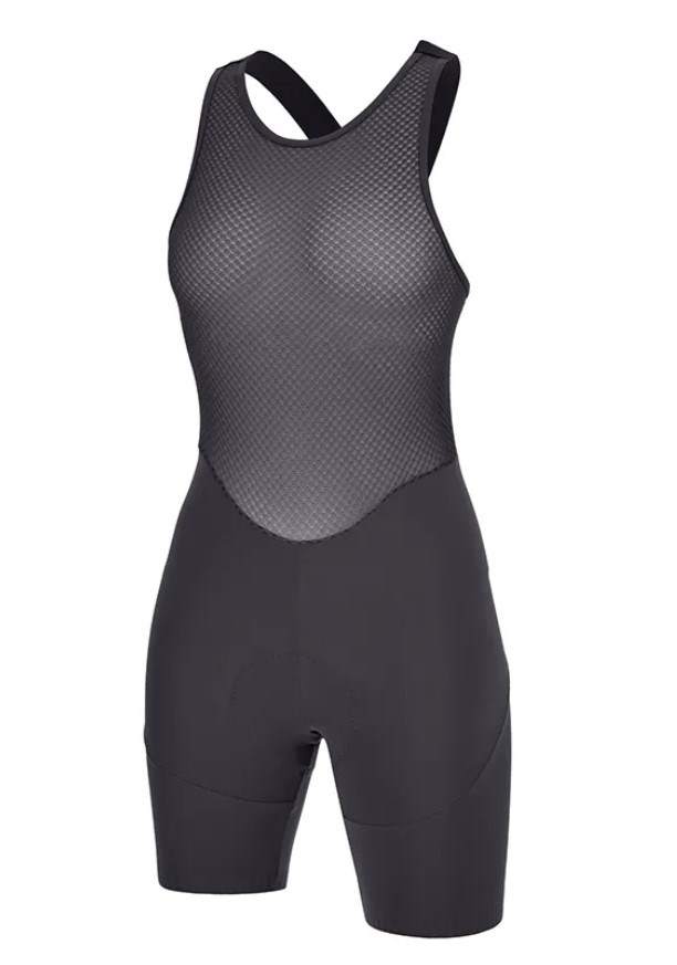 Santini DECO4【美飾四代】女性極短吊帶短褲 -灰〔C3W〕(亞洲限定款)  
