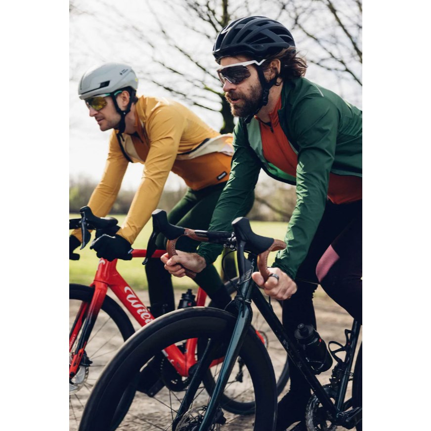 Santini 2025 RTR長袖風衣 男女共版 競賽貼身 -軍綠 可折收/四季可用/競賽貼身