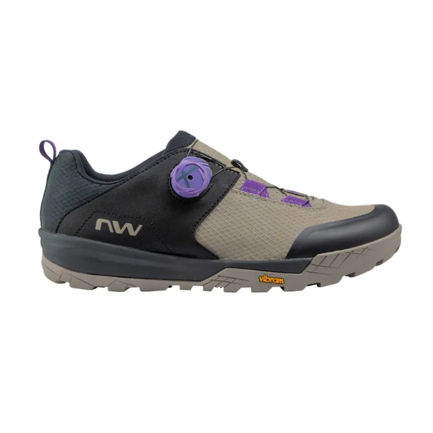🔥全新公司貨🔥Northwave NW 2025 全新 Rockit Plus 兩用單車鞋 紫-黑 兩用或不上卡 單車鞋