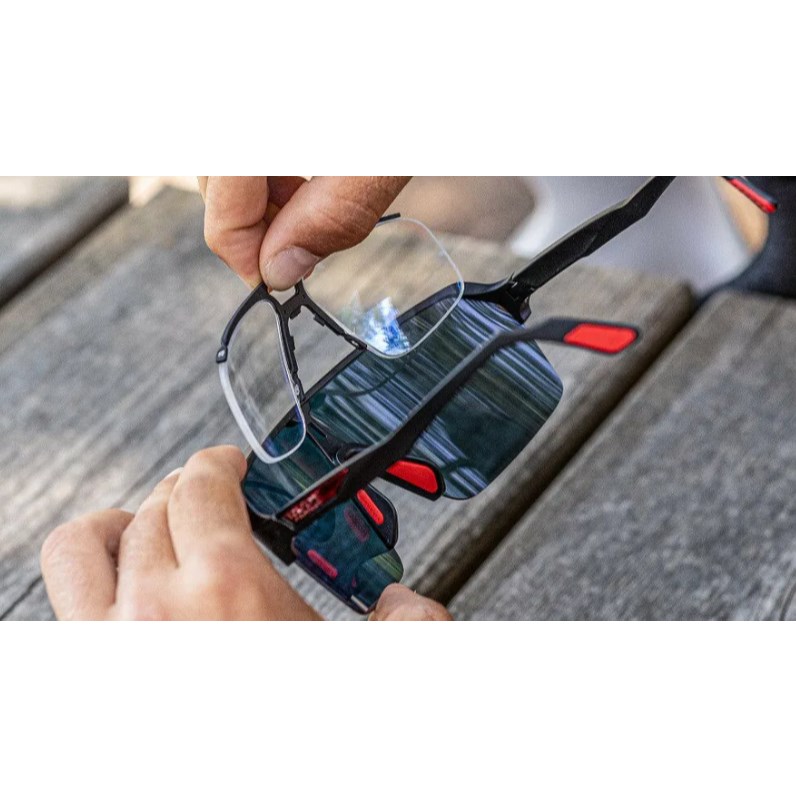 🔥全新公司貨🔥Santini SPINSHIELD_AIR霧面黑鏡框 藍色多層鍍膜鏡片 亞版鼻墊  Rudy 風鏡