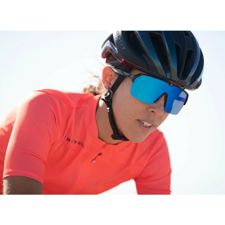 🔥全新公司貨🔥Santini SPINSHIELD_AIR霧面黑鏡框 藍色多層鍍膜鏡片 亞版鼻墊  Rudy 風鏡