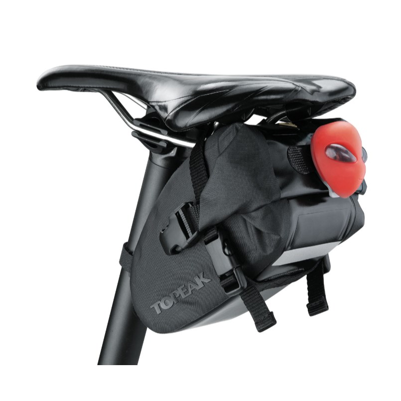 🔥全新公司貨🔥TOPEAK WEDGE DRYBAG 綁帶式固定 自行車專用全防水座墊袋-黑色(中、大)   坐墊包