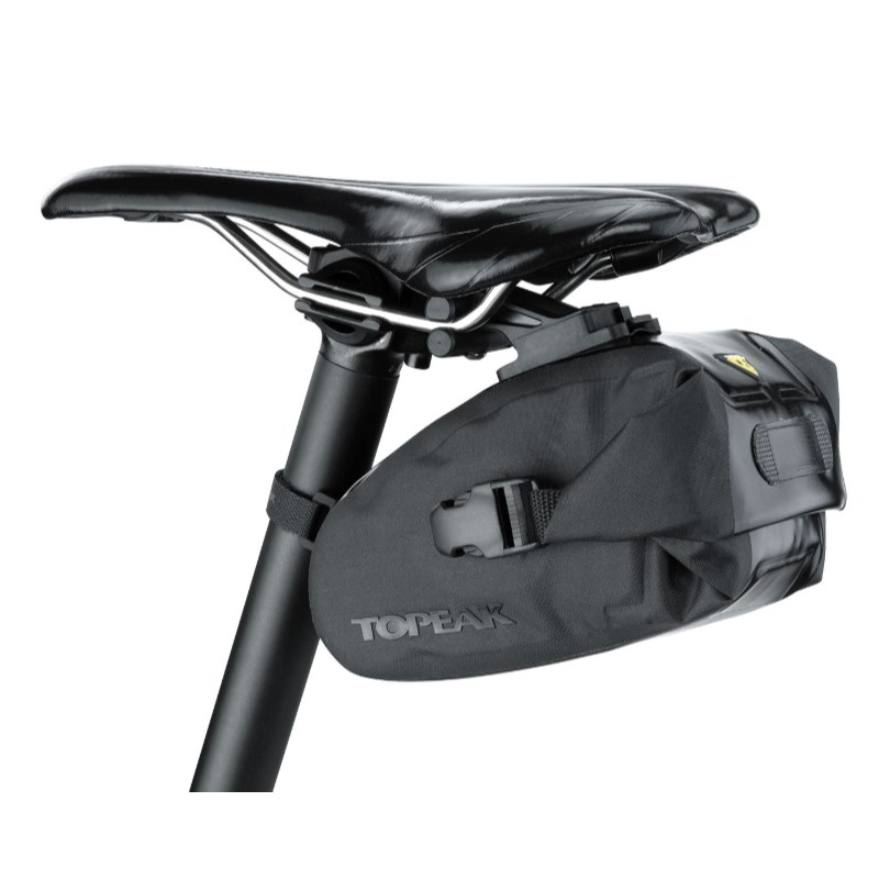 🔥全新公司貨🔥TOPEAK WEDGE DRYBAG 快卡固定座 自行車專用全防水座墊袋-黑色(中、大)   坐墊包