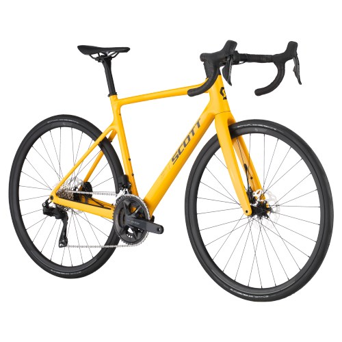 🔥全新公司貨🔥SCOTT 2025 ADDICT 40 全能型耐力碟煞公路車 -巴哈馬黃  歡迎預約下單享優惠