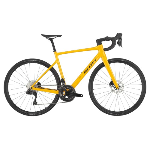 🔥全新公司貨🔥SCOTT 2025 ADDICT 40 全能型耐力碟煞公路車 -巴哈馬黃  歡迎預約下單享優惠