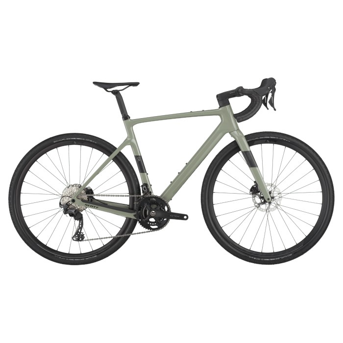 🔥全新公司貨🔥SCOTT 2025 ADDICT GRAVEL 50 跨界越野碳纖礫石公路車-濃茶綠 歡迎預約下單享優惠