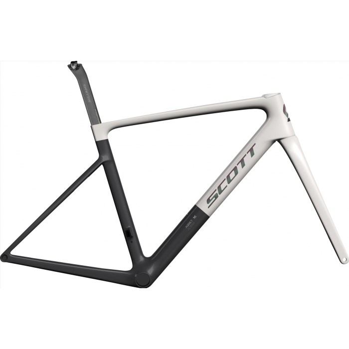 🔥全新公司貨🔥SCOTT 2025 ADDICT RC PRO 極輕量職業競賽級碳纖碟煞公路車架組-綿雲白  預約享優惠