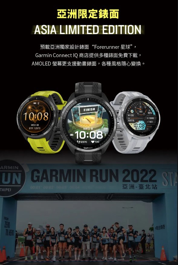 🔥全新公司貨🔥GARMIN Forerunner 965 GPS高階鐵人運動錶