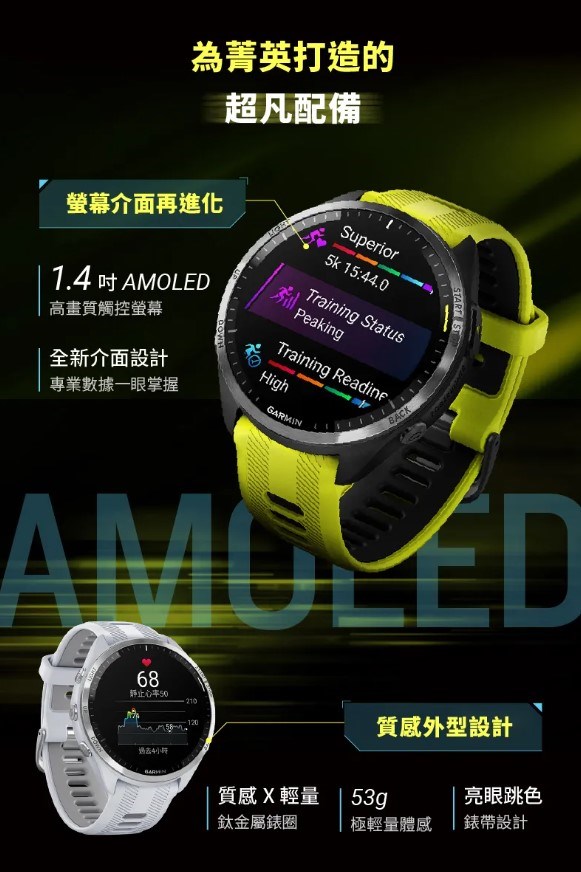 🔥全新公司貨🔥GARMIN Forerunner 965 GPS高階鐵人運動錶
