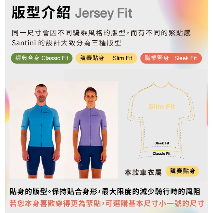 🔥全新公司貨🔥Santini 2025 RTR長袖風衣 男女共版 競賽貼身 -七色可 可折收/四季可用/競賽貼