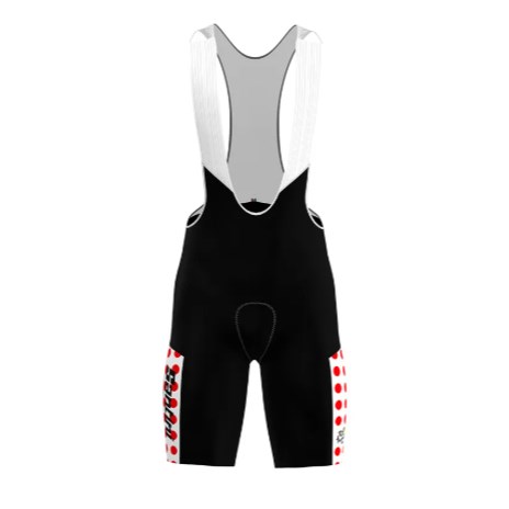 🔥全新公司貨🔥Santini 2024 環法登山王【圓點衫】吊帶短褲- 黑〔FB〕   極度舒適/防震保護/低風阻/透氣