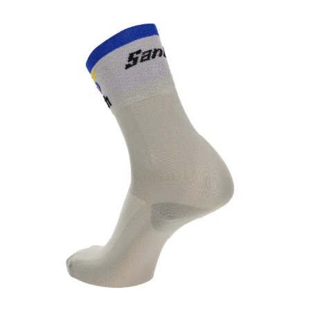 🔥全新公司貨🔥 Santini  2024 UCI蘇黎世公路世錦賽高筒襪- 冷灰  輕量透氣/絕佳的舒適度和保護