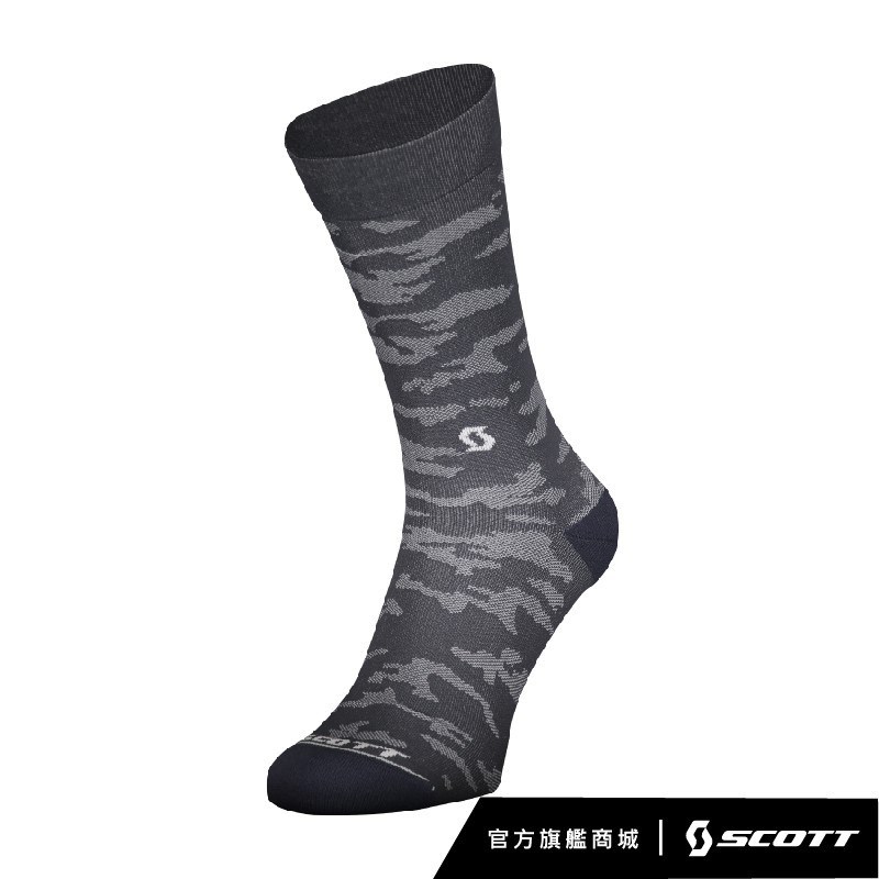 🔥全新公司貨🔥SCOTT TRAIL CAMO CREW SOCKS 迷彩紋中筒型自行車襪-四色可選