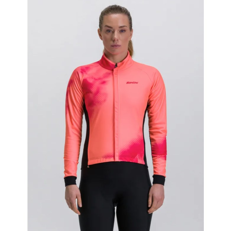 🔥全新公司貨🔥 Santini 2024【純色紮染】女性冬季外套 防風抗水 -四色可選  高領更保暖/高可視度/絕佳保護
