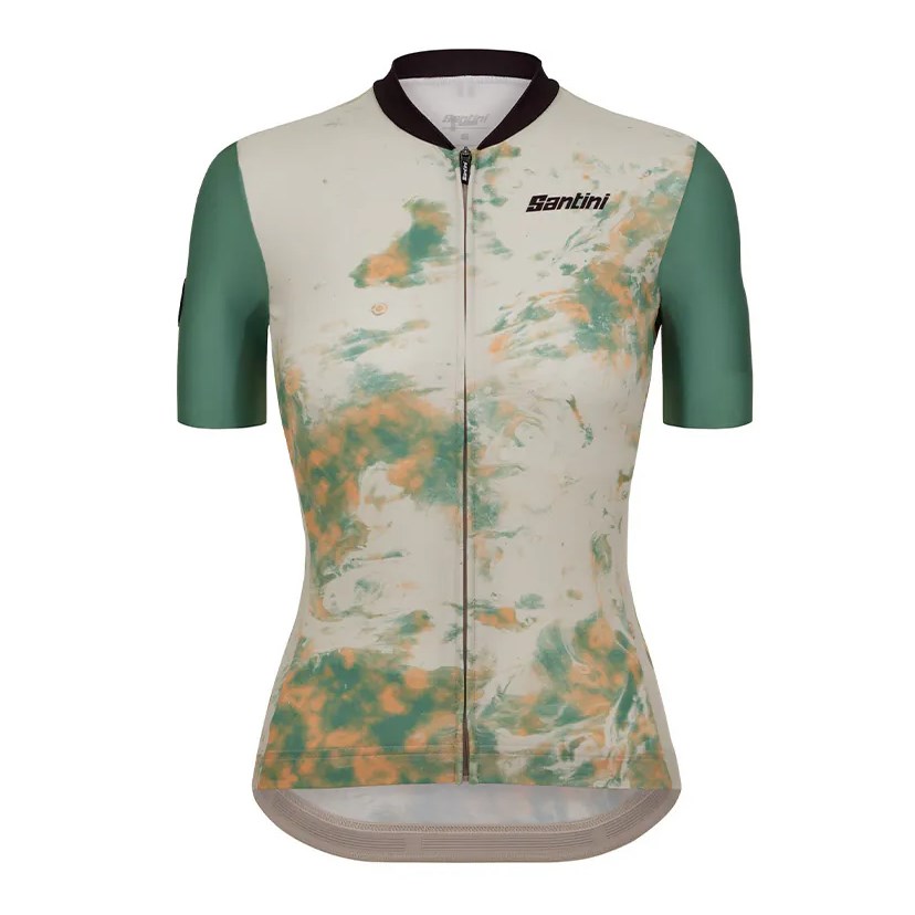 🔥全新公司貨🔥Santini 2024【鵝卵石】女性短袖車衣 競賽貼身 -兩色可選 2024春夏流行款