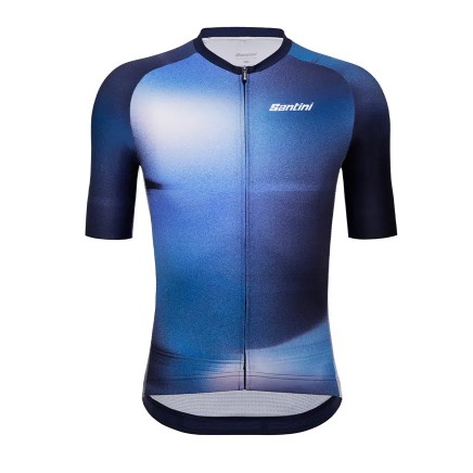 🔥全新公司貨🔥Santini  2024【幻影環保】男女共版短袖車衣 競賽貼身 -白，橘，海軍藍 2024春夏流行款