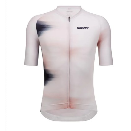 🔥全新公司貨🔥Santini  2024【幻影環保】男女共版短袖車衣 競賽貼身 -白，橘，海軍藍 2024春夏流行款