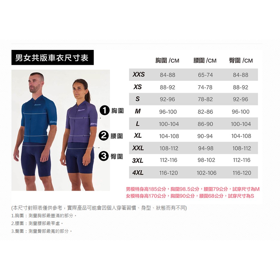 🔥全新公司貨🔥Santini  2024【幻影環保】男女共版短袖車衣 競賽貼身 -白，橘，海軍藍 2024春夏流行款