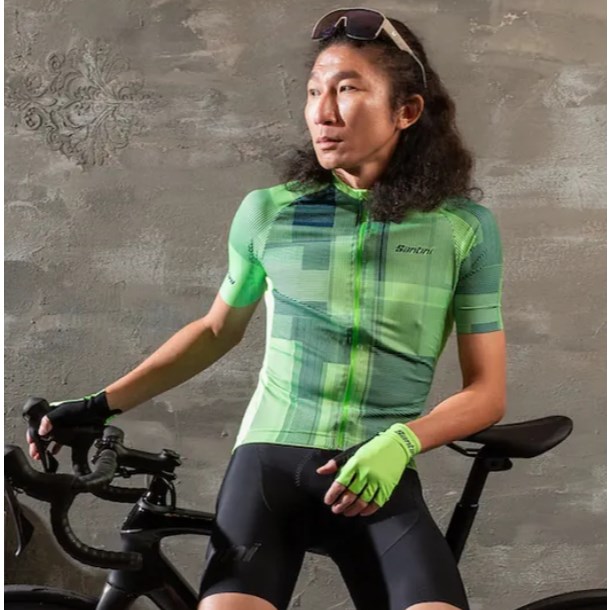 🔥全新公司貨🔥Santini 2022【直覺】夏季手套 長版- 螢光綠、螢光橘  2色可選 減震墊/防滑/耐磨掌面/透氣
