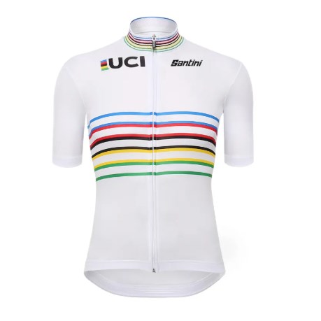 🔥全新公司貨🔥 Santini 2023 UCI 大師組彩虹衫 舒適合身 -印花 舒適性能/透氣輕便/三個後袋/經典合身