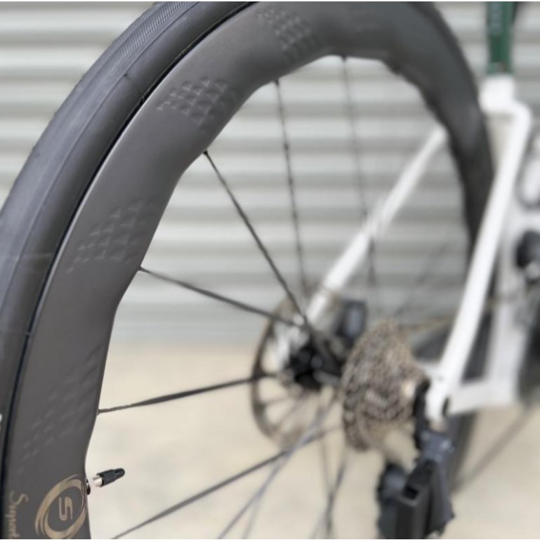 🔥全新公司貨🔥SuperTeam Carbon 48/50 DB 碟煞波浪框 亮黑標 碳纖維輪組 自行車輪組
