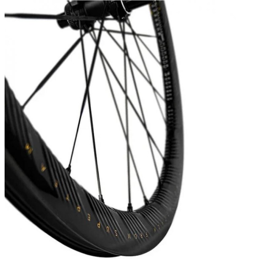 🔥全新公司貨🔥SuperTeam  Carbon EVO II 50 DB 碟煞波浪框 金標 碳纖維輪組 自行車輪組