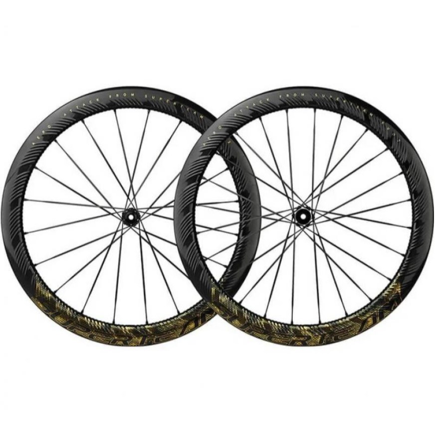 🔥全新公司貨🔥SuperTeam  Carbon EVO II 50 DB 碟煞波浪框 金標 碳纖維輪組 自行車輪組