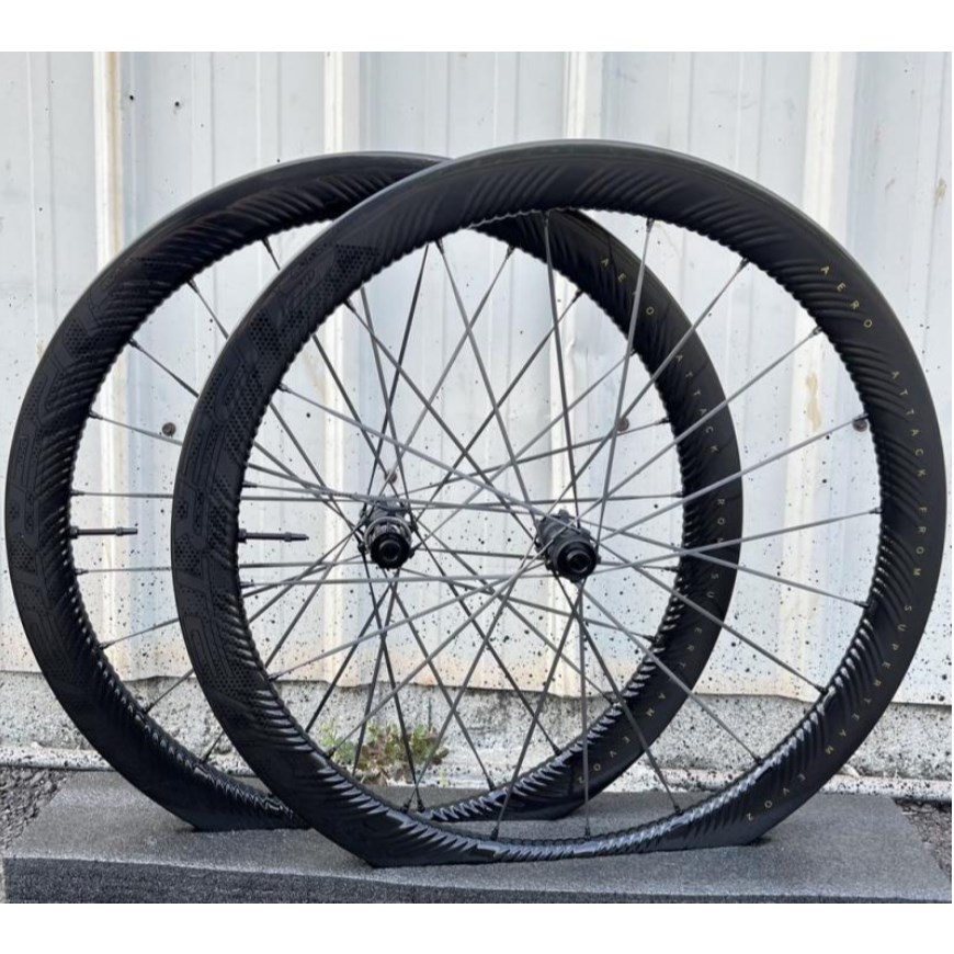 🔥全新公司貨🔥SuperTeam  Carbon EVO II 50 DB 碟煞波浪框 黑標 碳纖維輪組 自行車輪組
