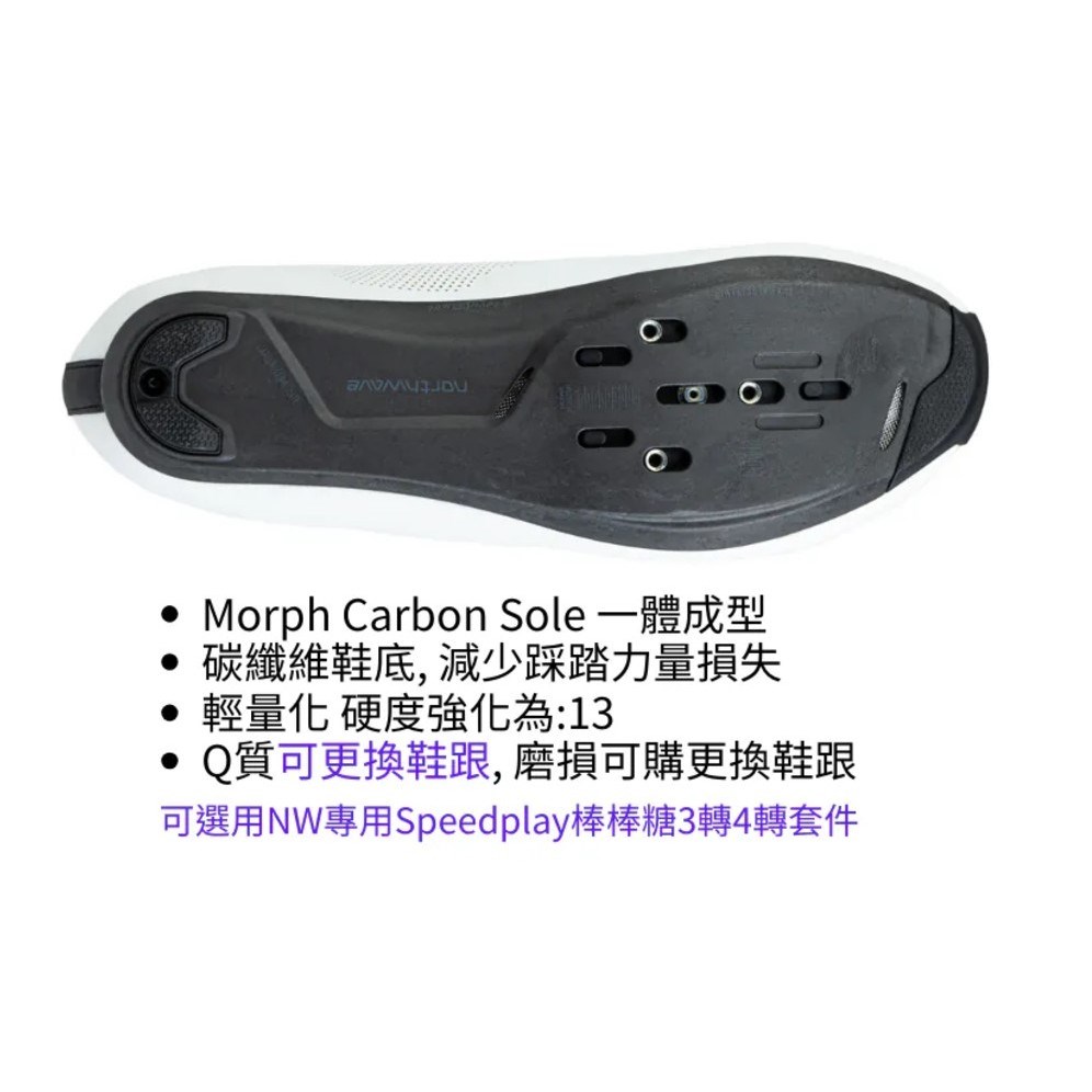 🔥全新公司貨🔥Northwave NW  2025 全新款 特寬楦 Revolution 公路鞋 (硬度:13) 白-黑