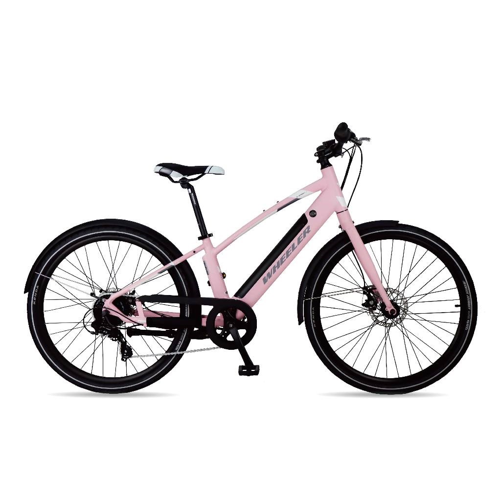 🔥全新公司貨🔥WHEELER  E-SPORT-1 城市通  電動輔助自行車  - 櫻花粉  E-Bike