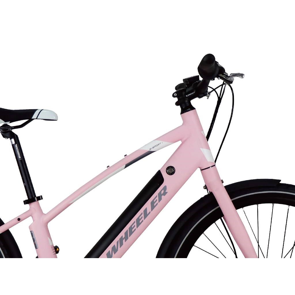 🔥全新公司貨🔥WHEELER  E-SPORT-1 城市通  電動輔助自行車  - 櫻花粉  E-Bike