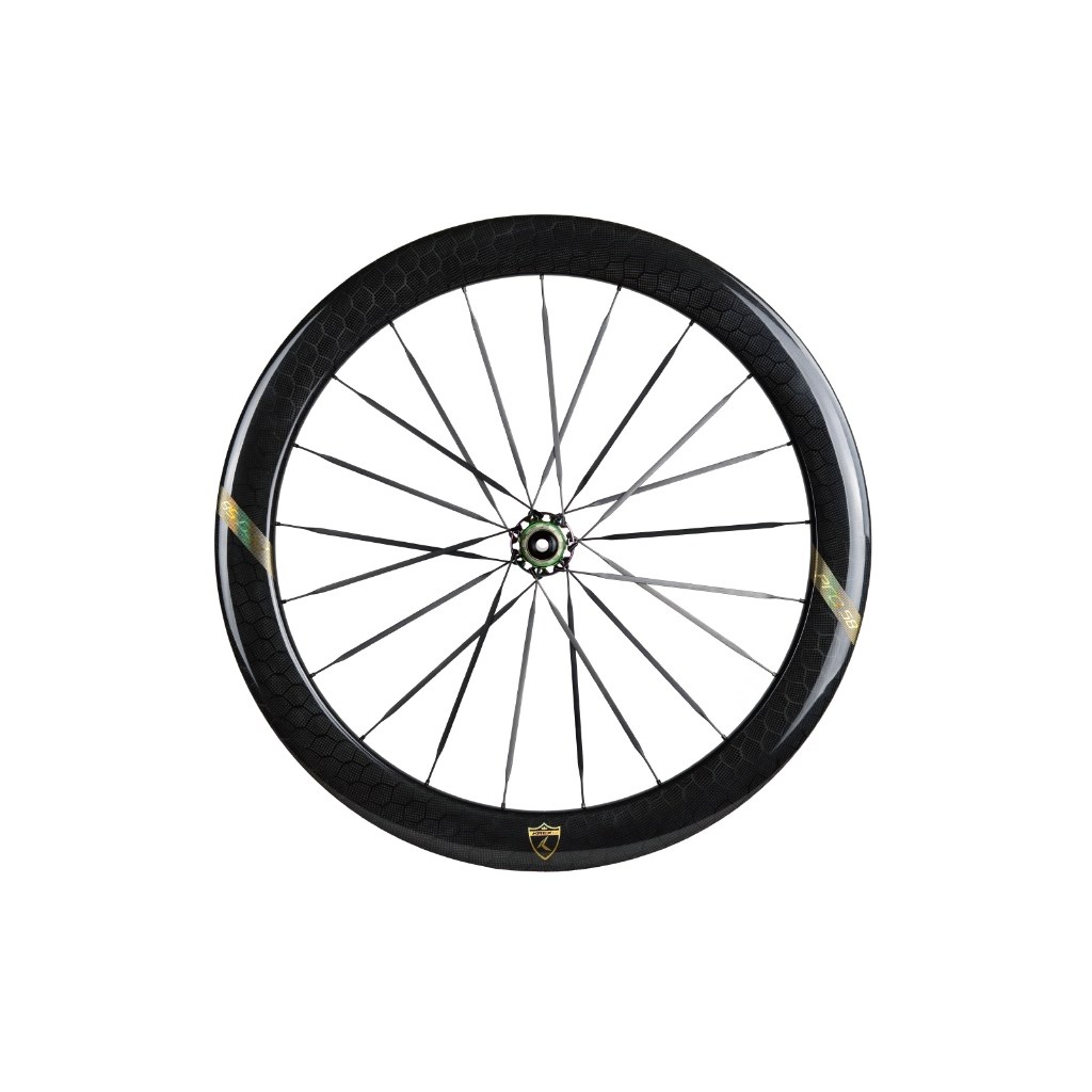 🔥全新公司貨🔥 KREX  PRO 58 碟煞版碳纖維輪組(中心鎖入式)  - 金色標、銀色標 