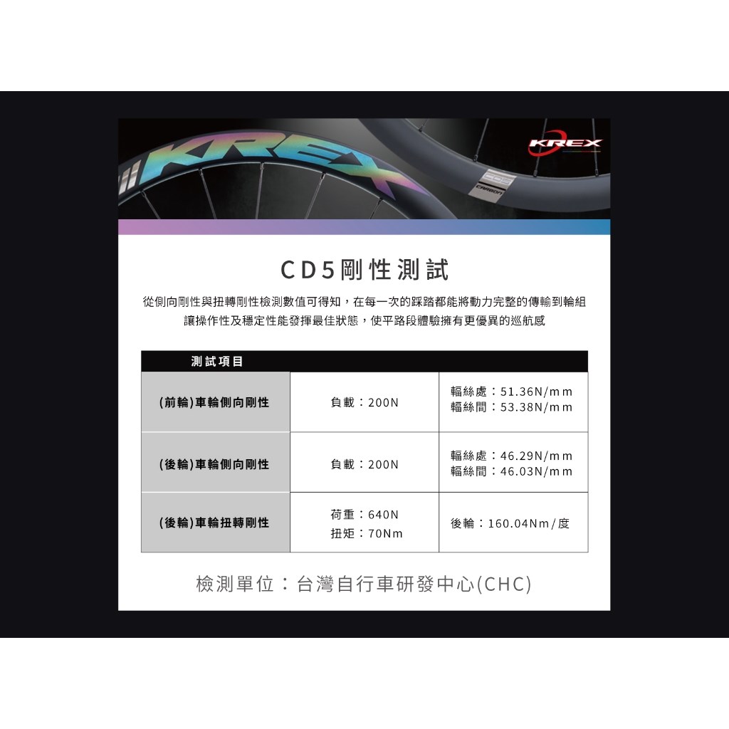 🔥全新公司貨🔥 KREX  CD5  公路車碳纖輪組  碟煞版 (中心鎖入式)  幻彩貼標設計