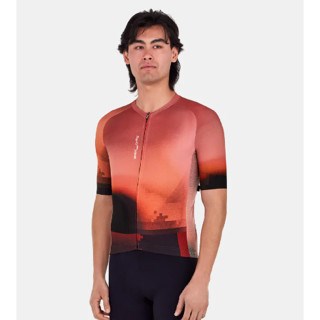 🔥全新公司貨🔥 Santini  2025 【光線】短袖車衣 男女共版 競賽貼身 - 葡萄  快速乾燥/高透氣/易於儲物