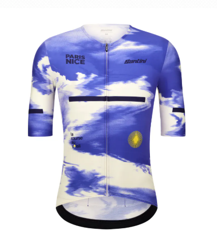 Santini 2025 【巴黎尼斯】短袖車衣 男女共版 競賽貼身 - 印花