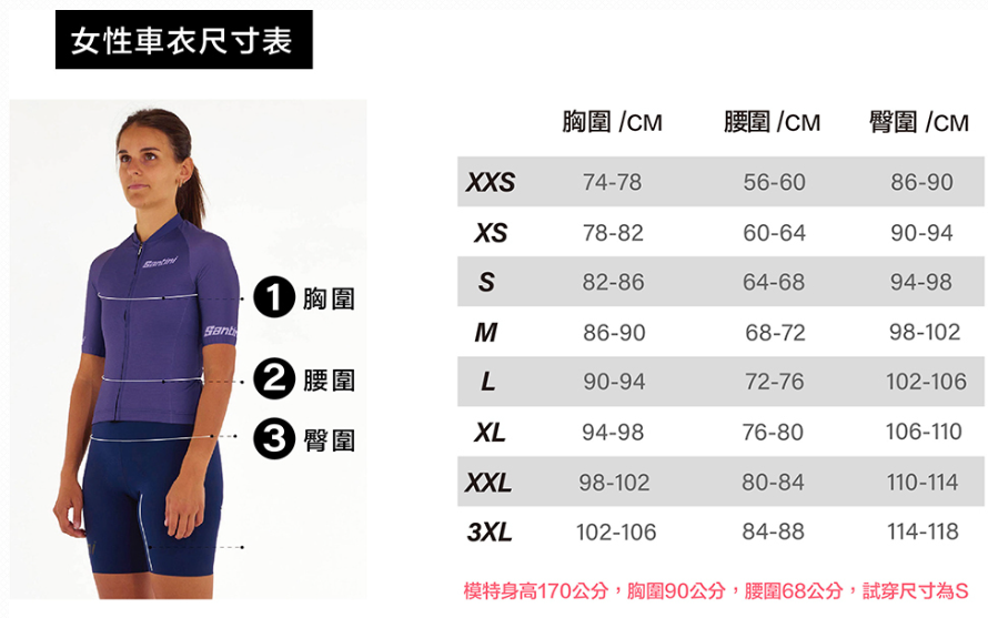 Santini  2025 【究極繽紛】女性短袖車衣 空力緊身 - 印花 