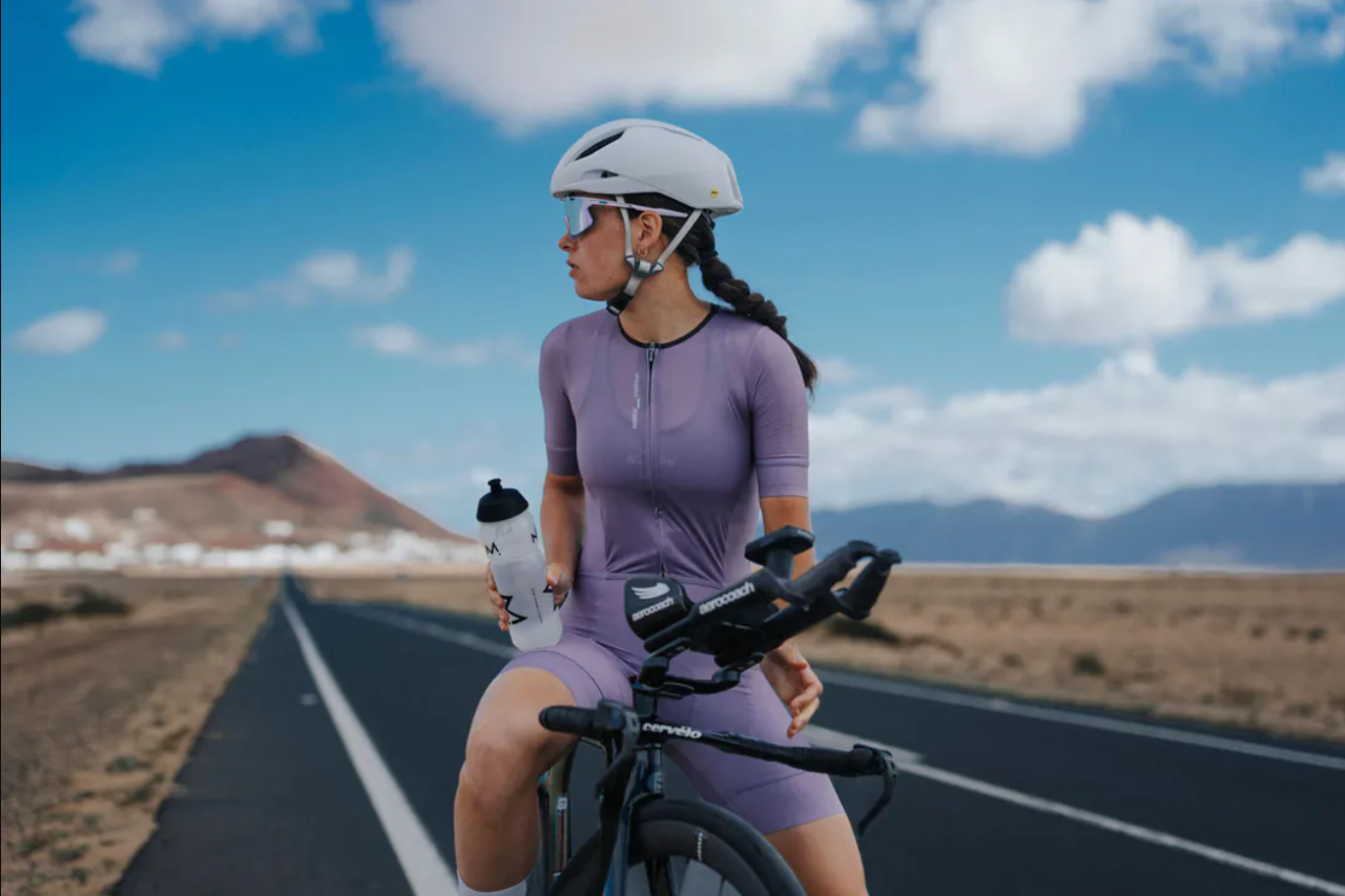 Santini  2025 【葉子】女性連身三鐵衣〔IMG墊〕 -水綠、紫 兩色可選  輕量透氣/加大儲物/職業緊身/舒適