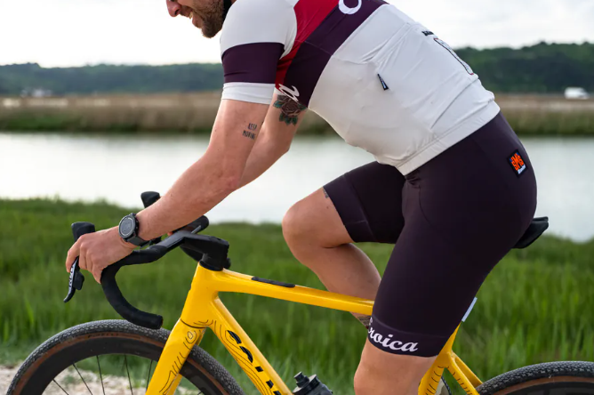 Santini  2025  EROICA【寧靜】短袖車衣 競賽貼身 男女共版  - 卡布奇諾 