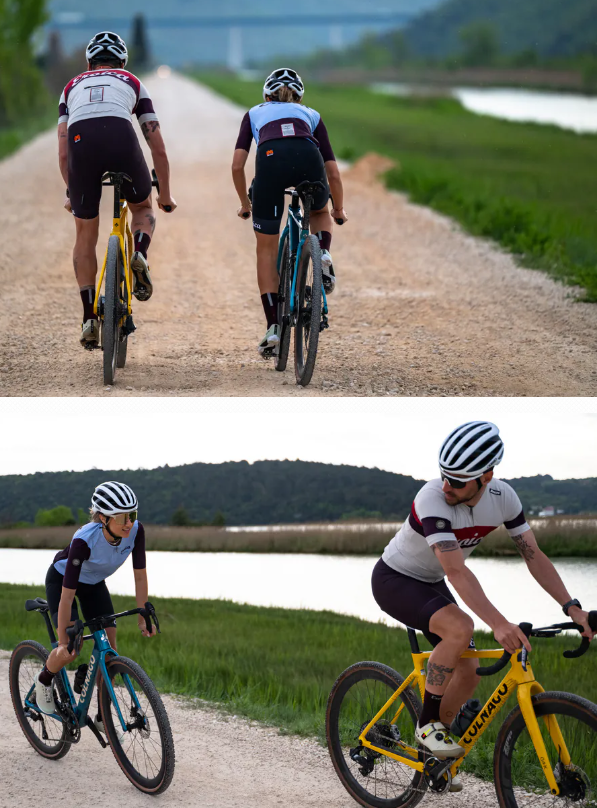 Santini  2025  EROICA【寧靜】短袖車衣 競賽貼身 男女共版  - 卡布奇諾 
