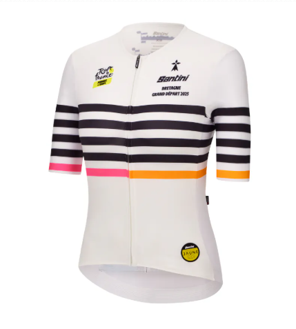 Santini  2025 女子環法首站【布列塔尼】短袖車衣 競賽貼身 男女共版 - 印花
