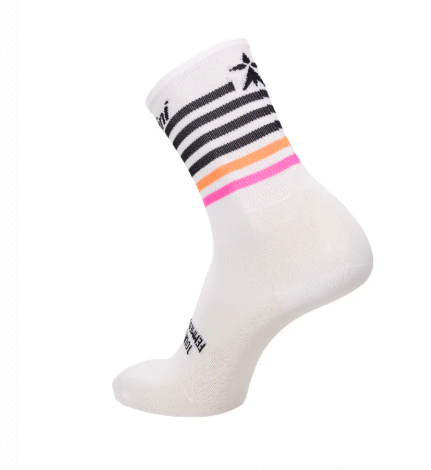 Santini  2025 女子環法首站【布列塔尼】高筒襪 - 白