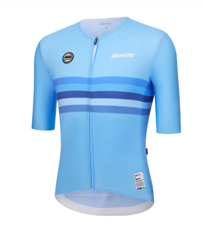 Santini  2025 UCI世界冠軍【比利時】短袖車衣 競賽貼身 男女共版 - 印花