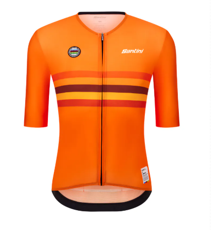 Santini  2025  UCI世界冠軍【荷蘭】短袖車衣 競賽貼身 男女共版 - 印花