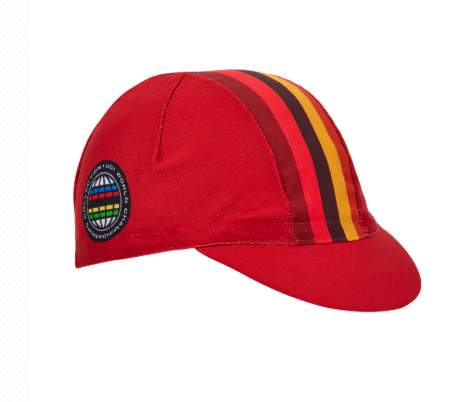 Santini  2025  UCI世界冠軍【西班牙】自行車帽 - 印花