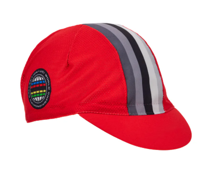 Santini  2025  UCI世界冠軍【瑞士】自行車帽 - 印花