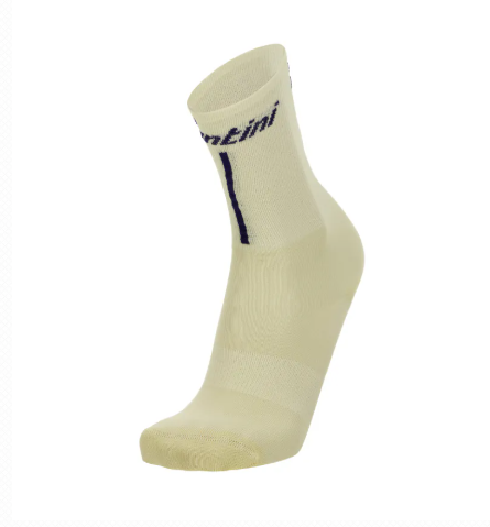 Santini 2025【巴黎尼斯】自行車襪 - 白