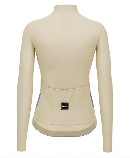 Santini  2025  SCIA【喚醒】女性防曬長袖車衣 亞洲版 - 米白