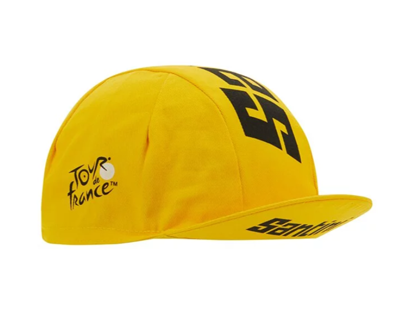 Santini  2025  環法自行車小帽 - 黃
