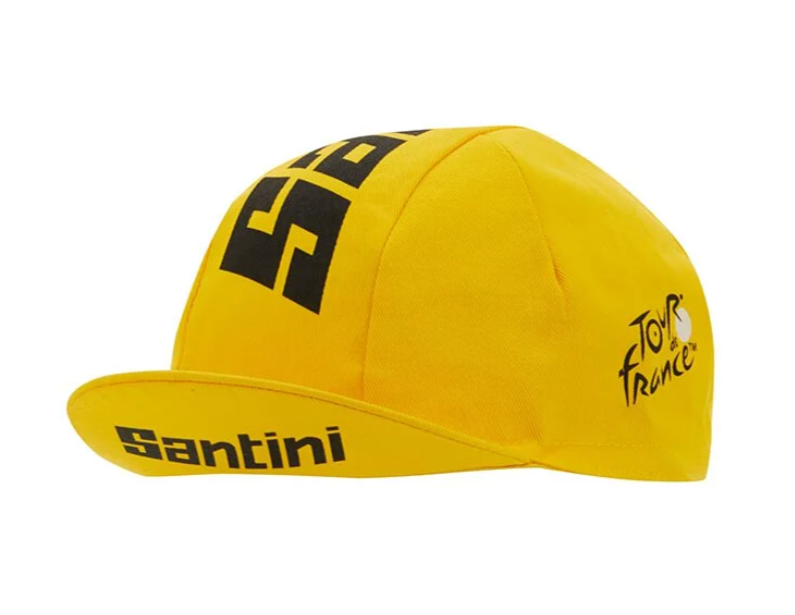 Santini  2025  環法自行車小帽 - 黃